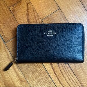 Coach Black Leather Wallet